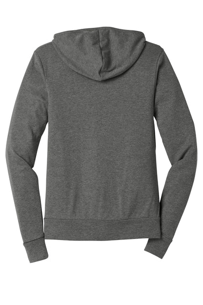DISCONTINUED -  BELLA+CANVAS® Unisex Triblend Full-Zip Lightweight Hoodie - SKU BC3939