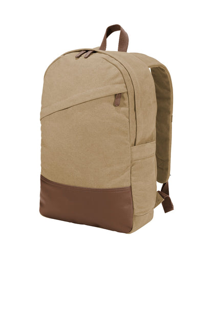 DISCONTINUED - Port Authority® Cotton Canvas Backpack