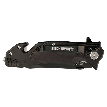 Bison River® 4-1/2" Locking Blade Rescue Knife