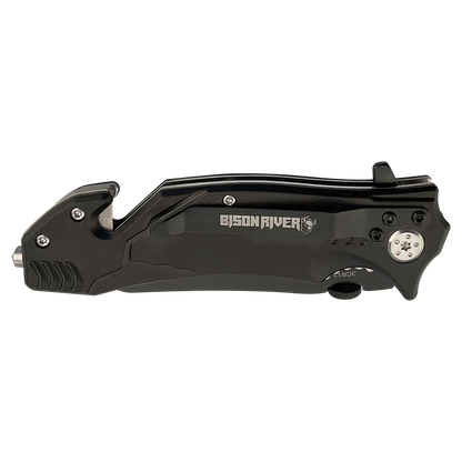 Bison River® 4-1/2" Locking Blade Rescue Knife
