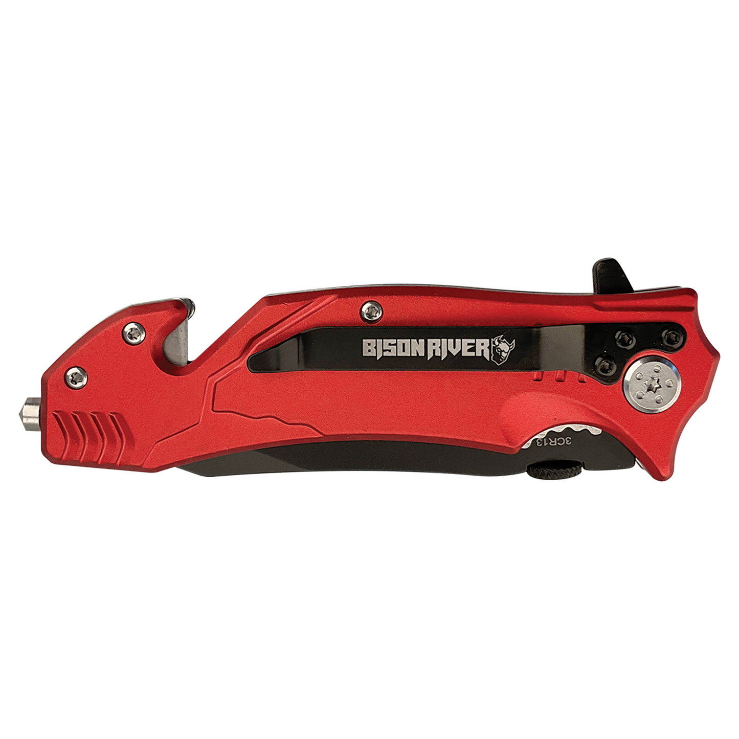 Bison River® 4-1/2" Locking Blade Rescue Knife
