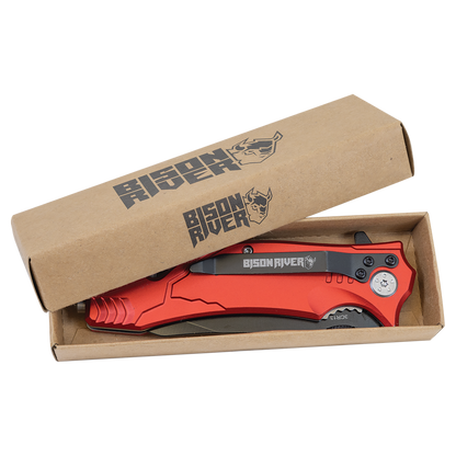 Bison River® 4-1/2" Locking Blade Rescue Knife