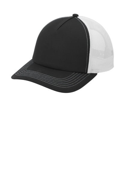 DISCONTINUED - Port Authority® Low-Profile Snapback 5-Panel Trucker Cap - OLD C115LP Replaced with C405LP