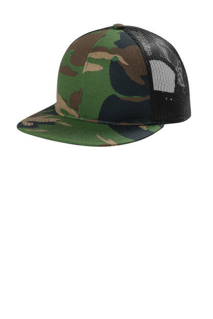 DISCONTINUED - Port Authority® Snapback Flat Bill Trucker Cap - OLD C117 Replaced by C407