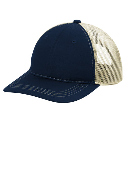 DISCONTINUED - Port Authority® Unstructured Snapback Trucker Cap - OLD C119 Replaced by C409