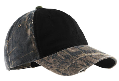 DISCONTINUED - Port Authority® Camo Cap with Contrast Front Panel