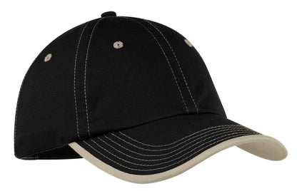 DISCONTINUED - Port Authority® Vintage Washed Contrast Stitch Cap