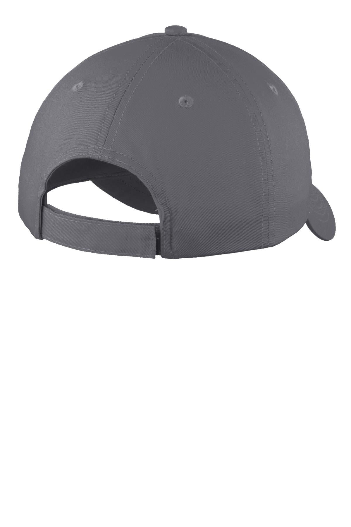 Port & Company® Youth Six-Panel Unstructured Twill Cap