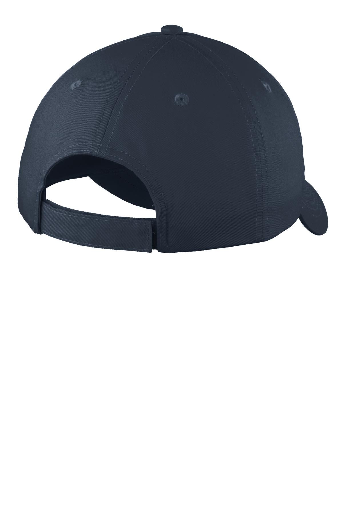 Port & Company® Youth Six-Panel Unstructured Twill Cap