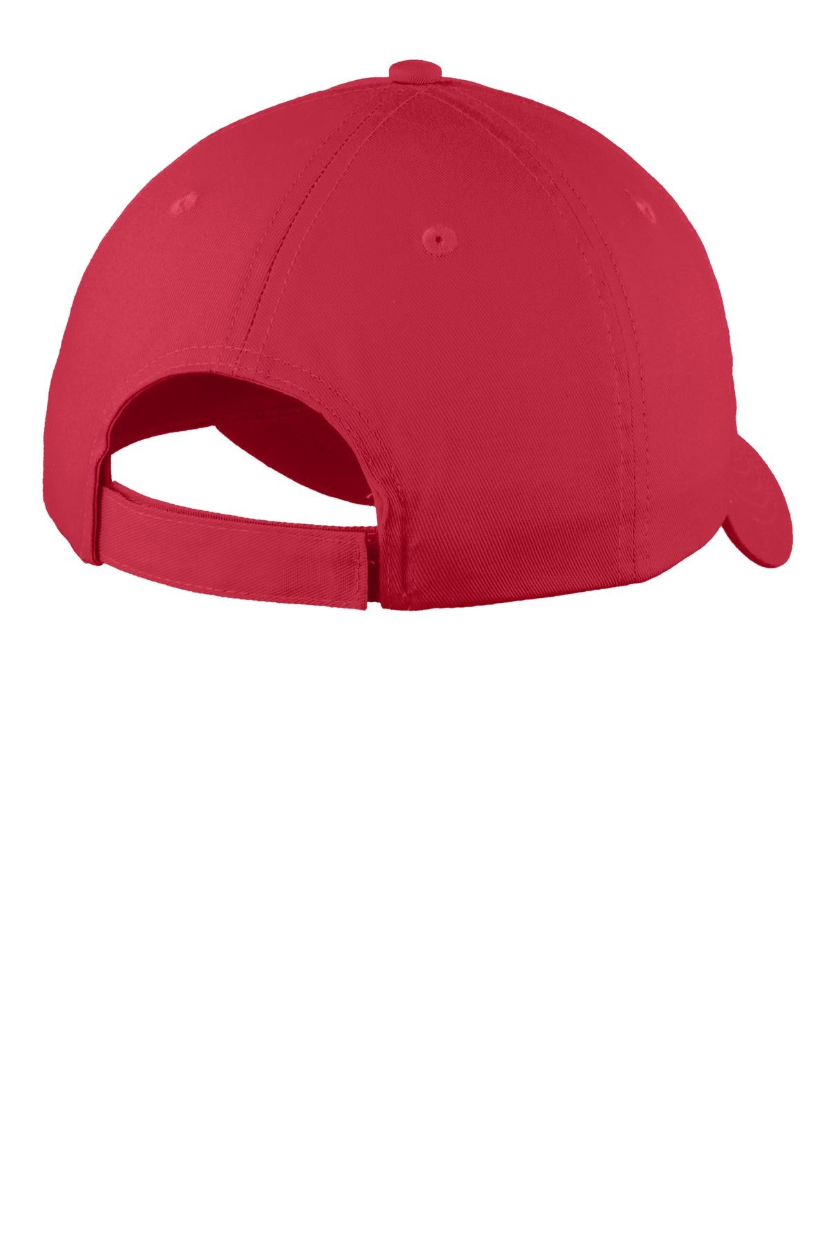 Port & Company® Youth Six-Panel Unstructured Twill Cap