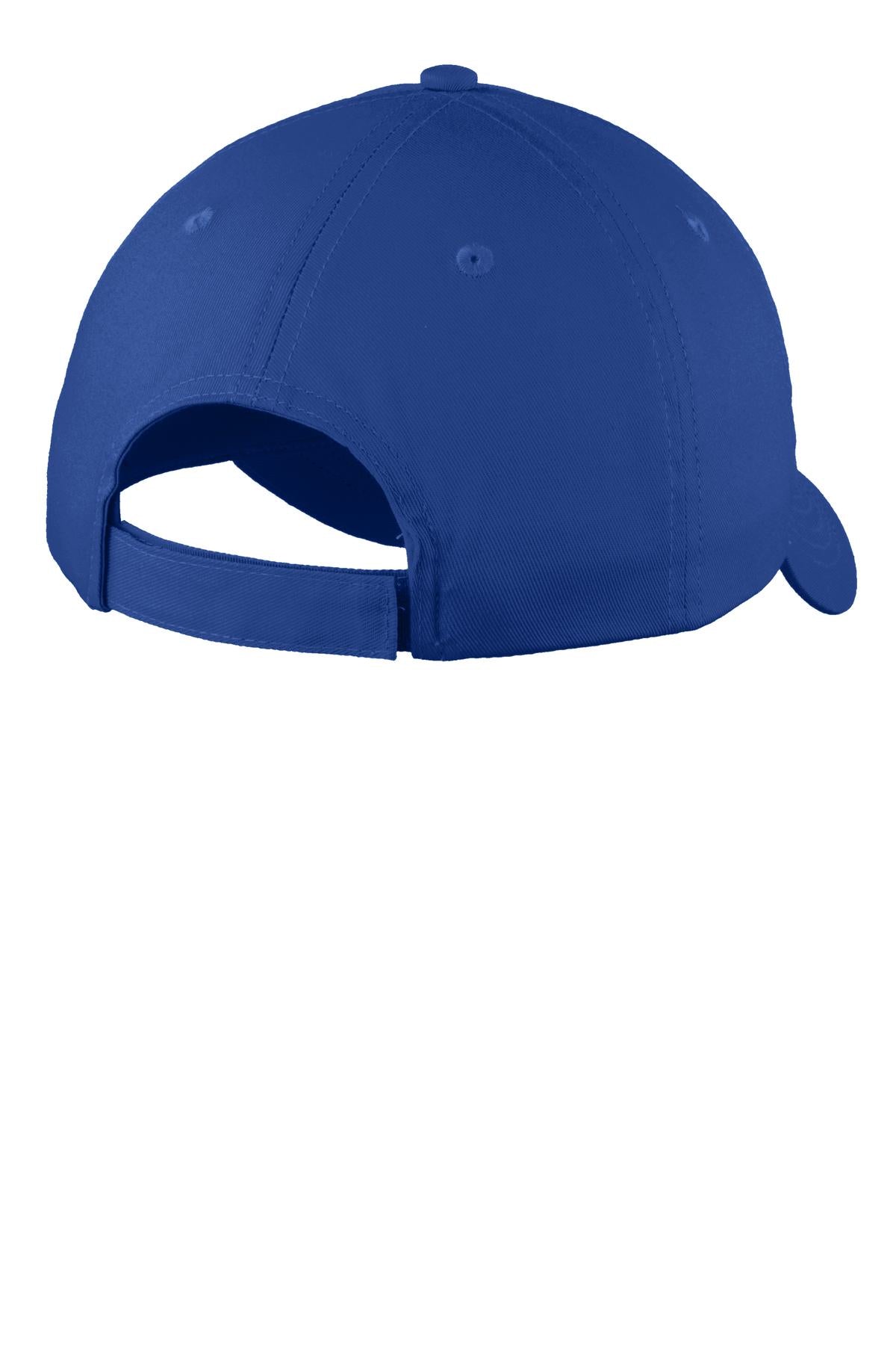Port & Company® Youth Six-Panel Unstructured Twill Cap