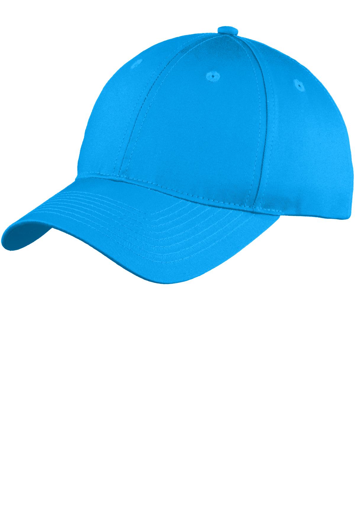 Port & Company® Youth Six-Panel Unstructured Twill Cap