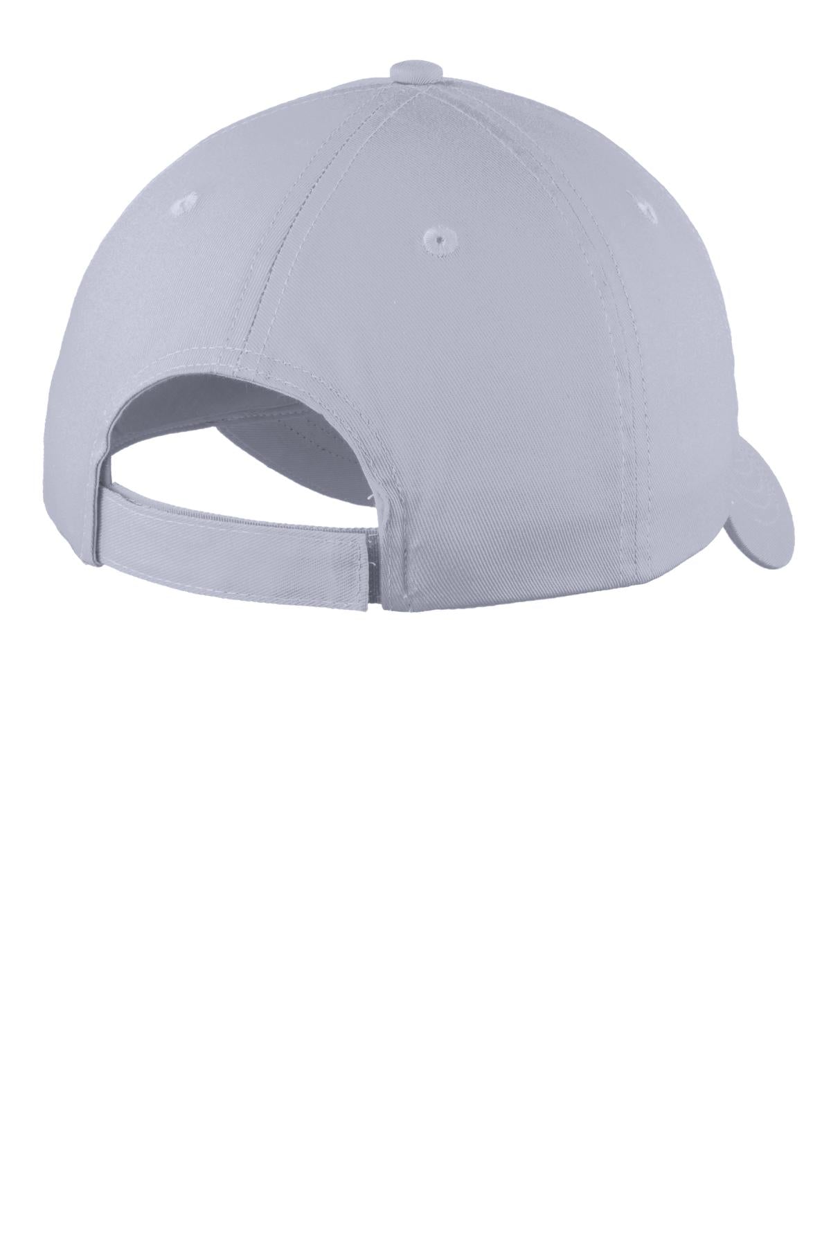 Port & Company® Youth Six-Panel Unstructured Twill Cap