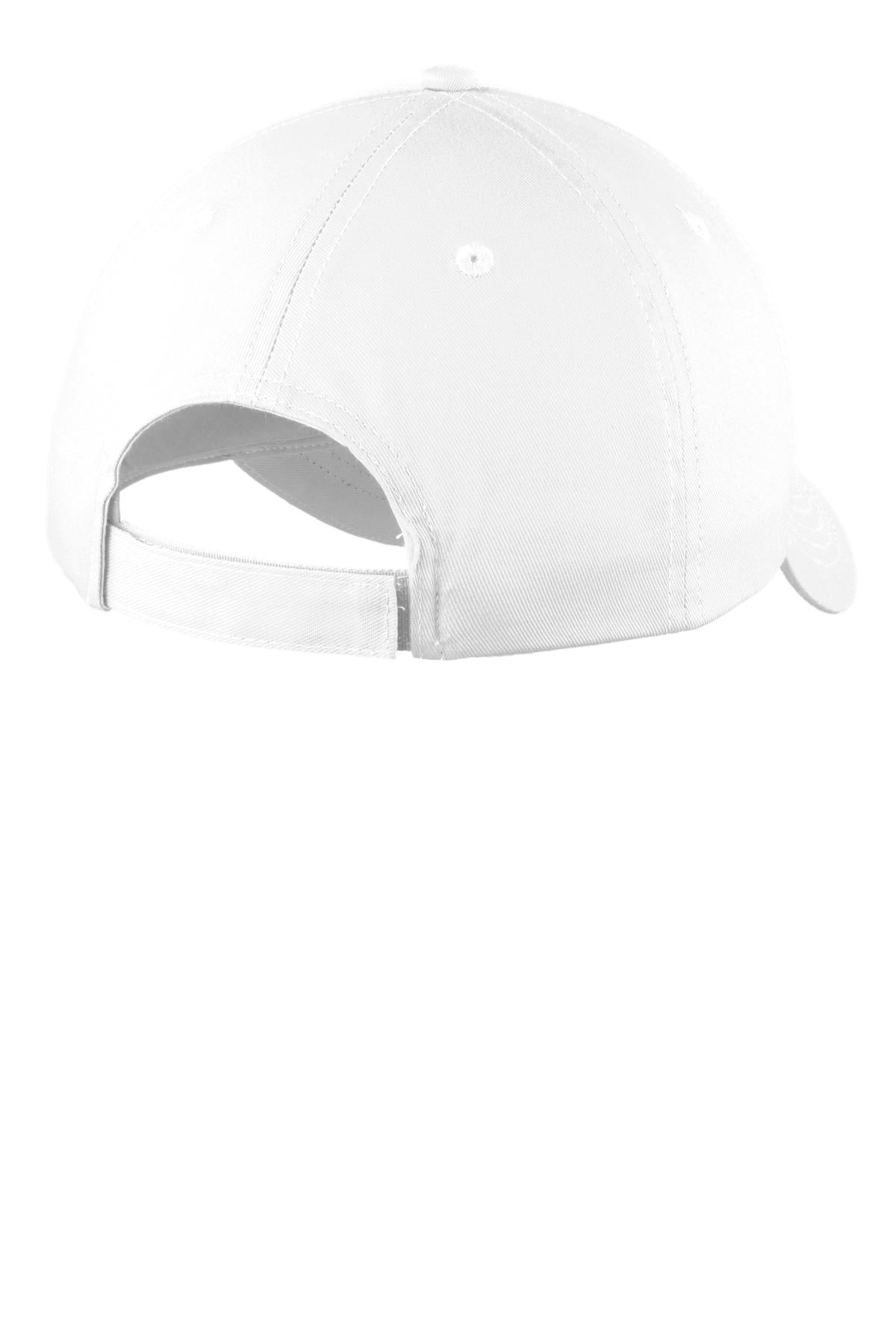 Port & Company® Youth Six-Panel Unstructured Twill Cap