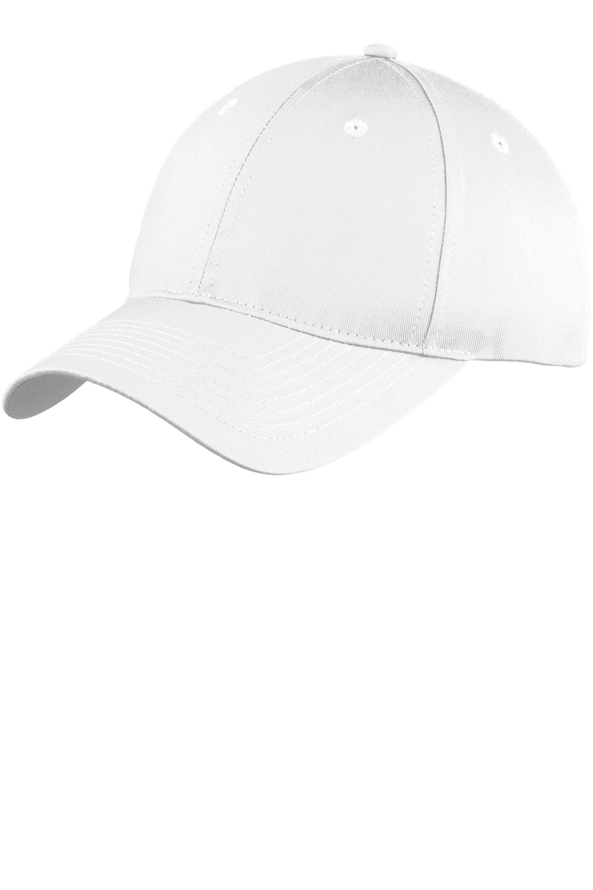 Port & Company® Youth Six-Panel Unstructured Twill Cap