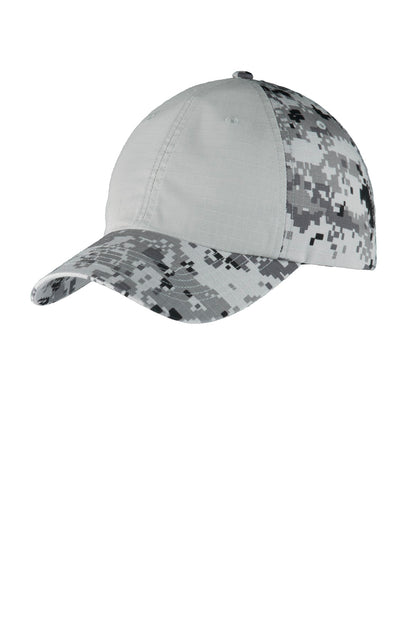 DISCONTINUED - Port Authority® Colorblock Digital Ripstop Camouflage Cap