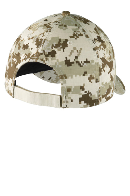 DISCONTINUED - Port Authority® Colorblock Digital Ripstop Camouflage Cap