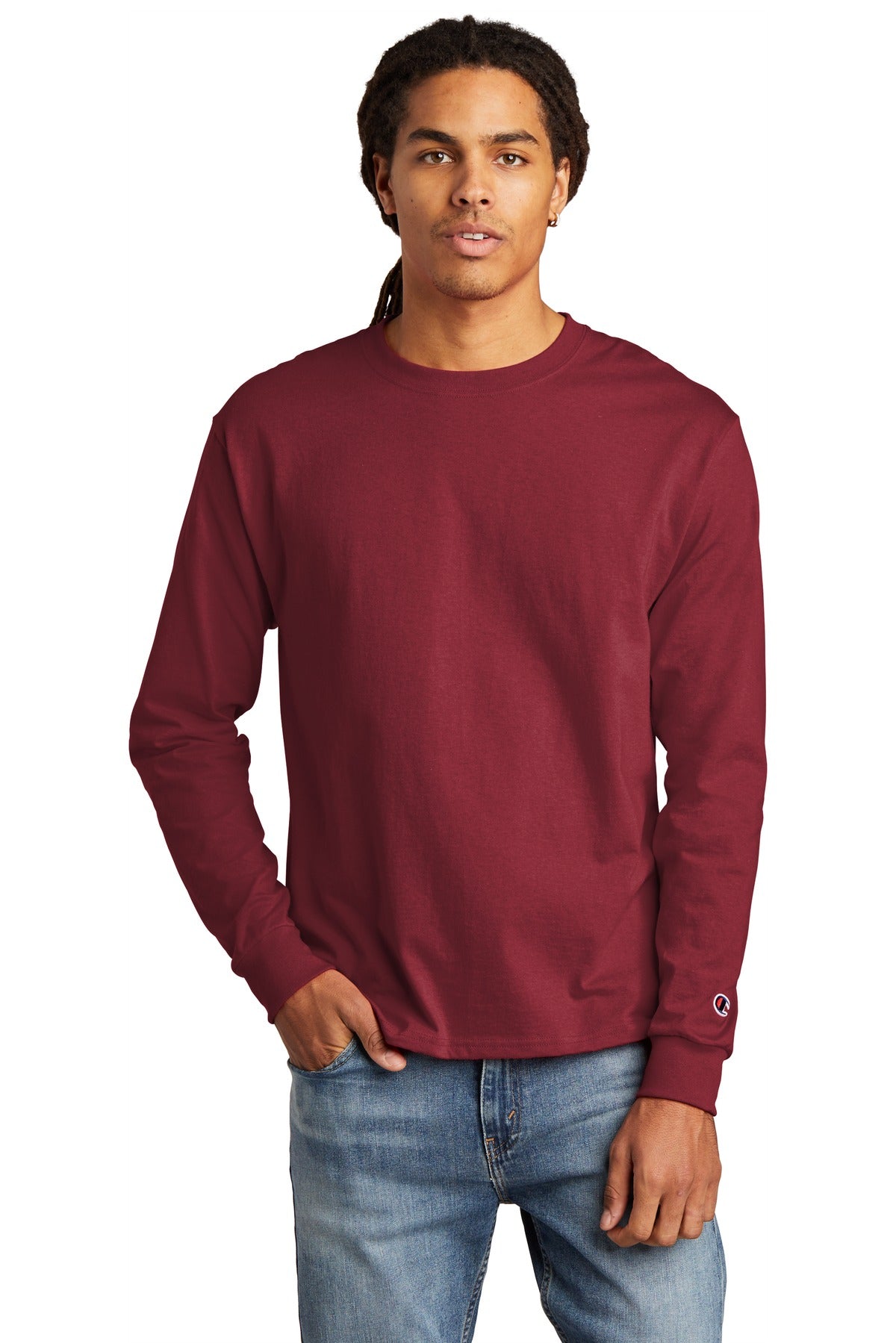 Champion® Heritage 5.2-Oz. Jersey Long Sleeve Tee