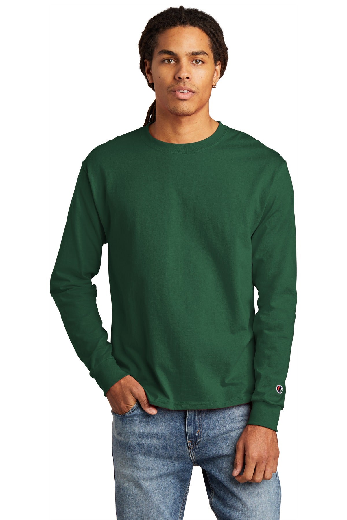 Champion® Heritage 5.2-Oz. Jersey Long Sleeve Tee