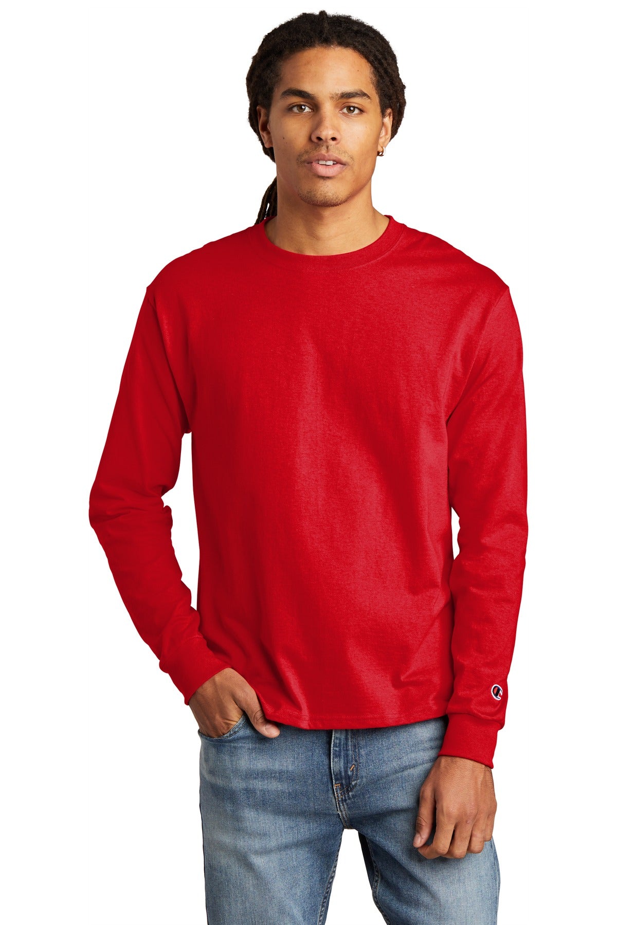 Champion® Heritage 5.2-Oz. Jersey Long Sleeve Tee