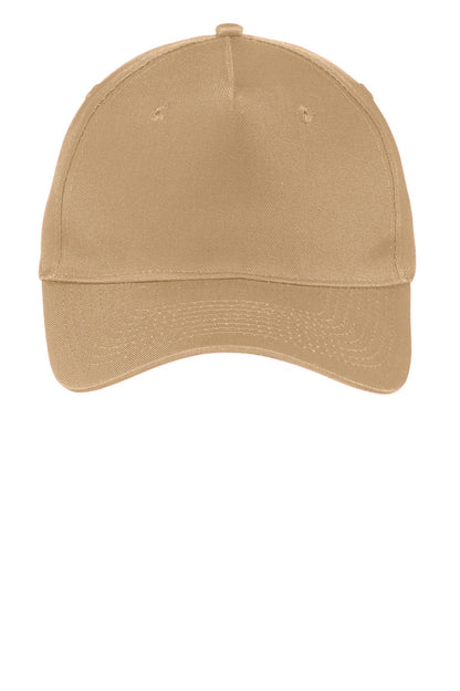 Port & Company®Five-Panel Twill Cap