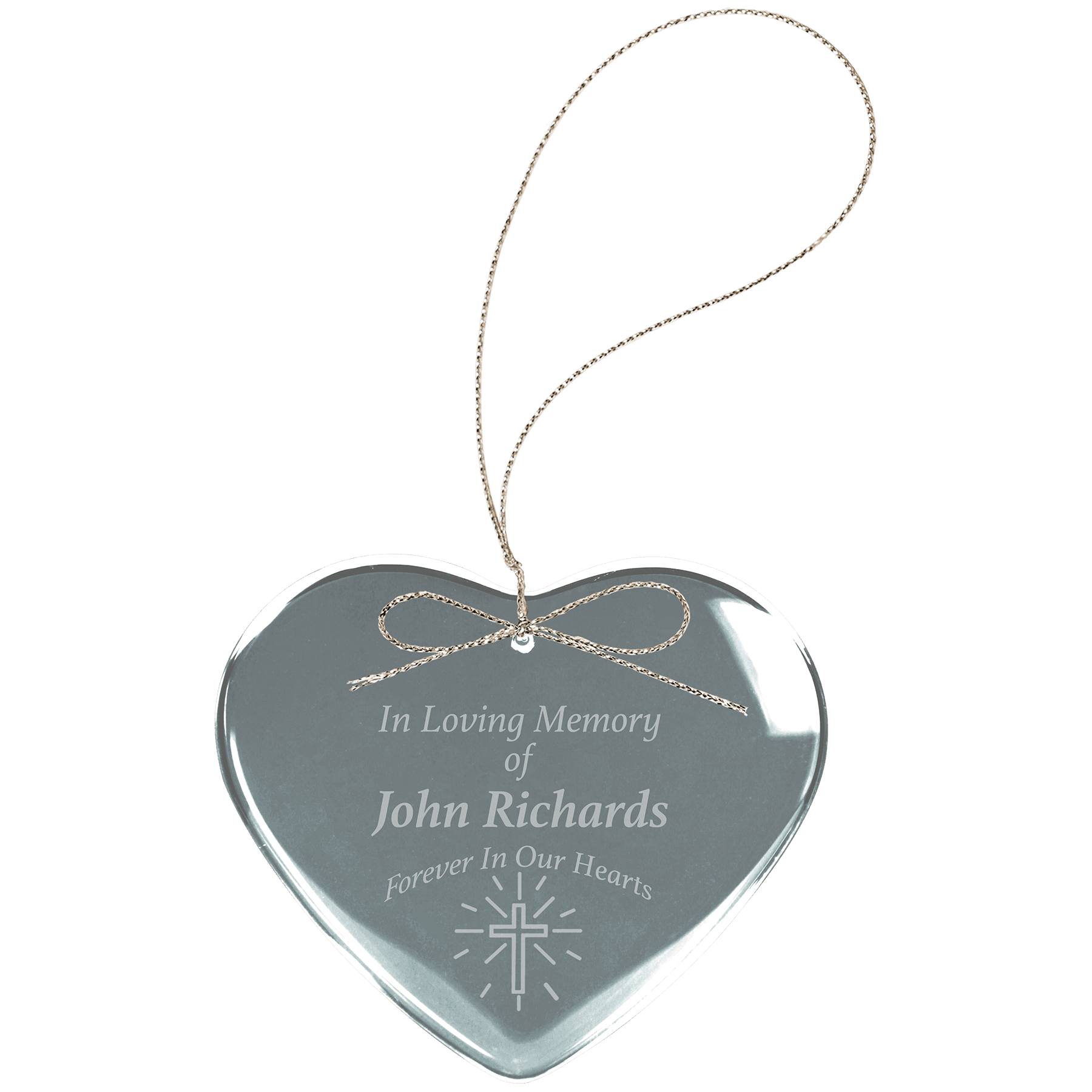 Crystal Heart Ornament - Thumbnail 2