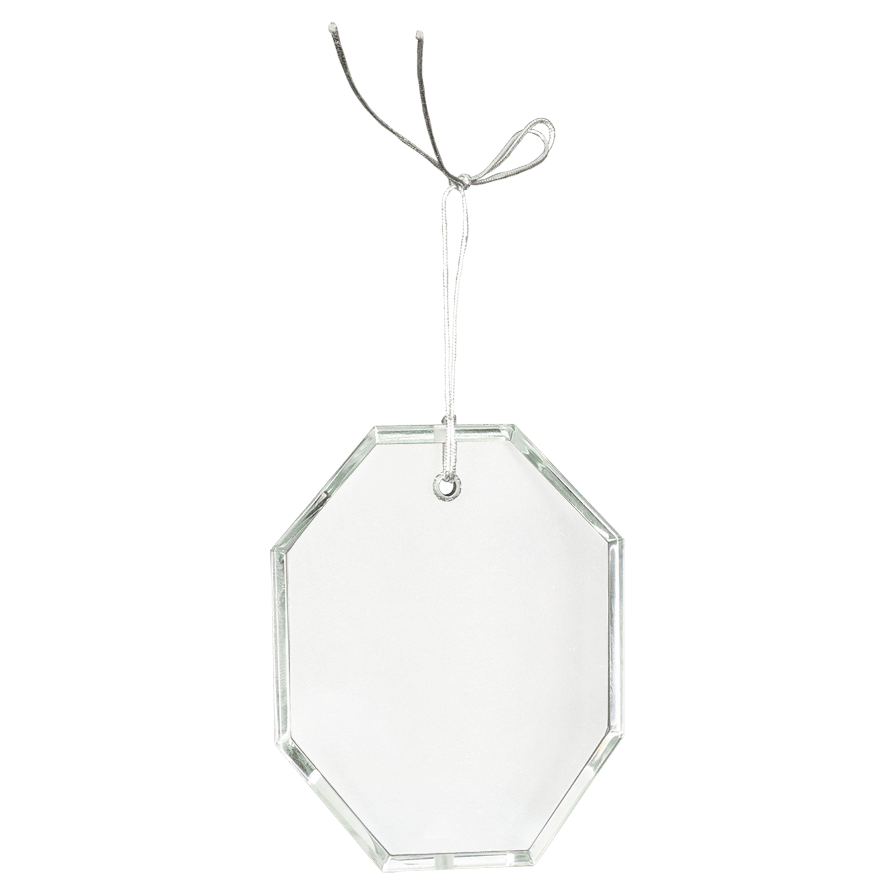 Custom Crystal Octagon Ornament
