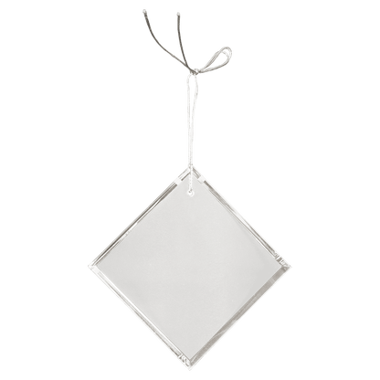 Custom 3" Crystal Diamond Ornament