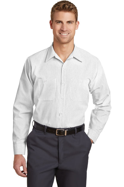 DISCONTINUED - Red Kap® Long Sleeve Striped Industrial Work Shirt
