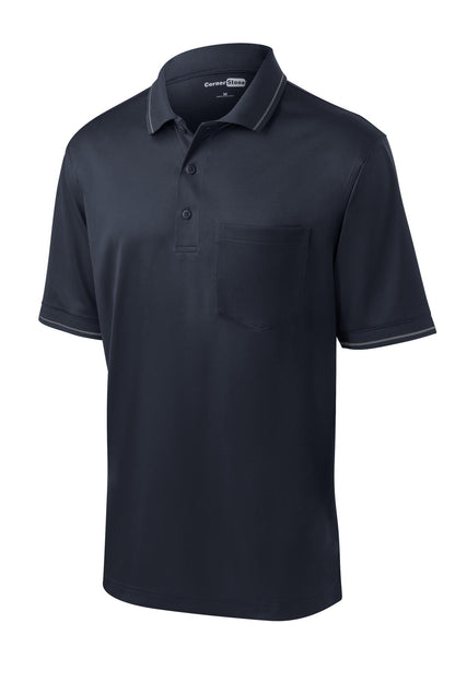 DISCONTINUED - CornerStone® Select Snag-Proof Tipped Pocket Polo - SKU CS415