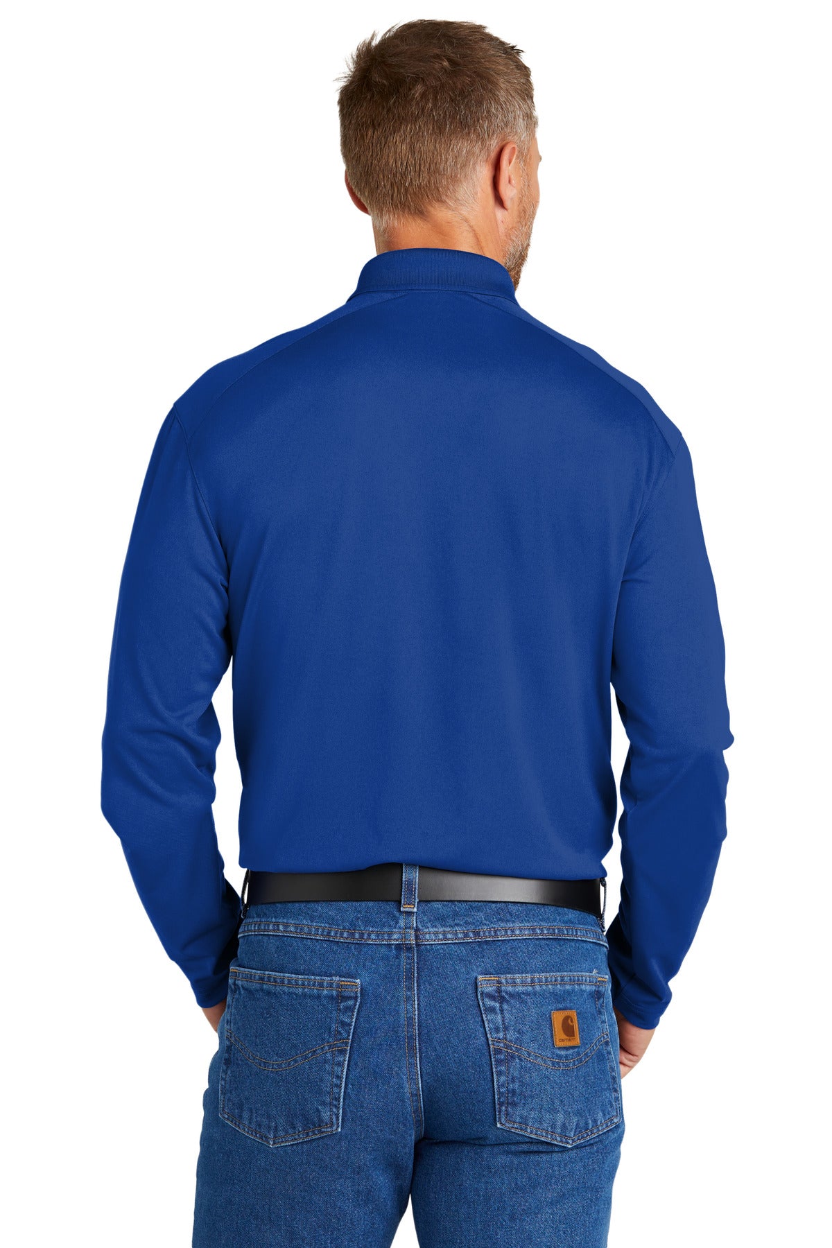 CornerStone® Select Lightweight Snag-Proof Long Sleeve Polo