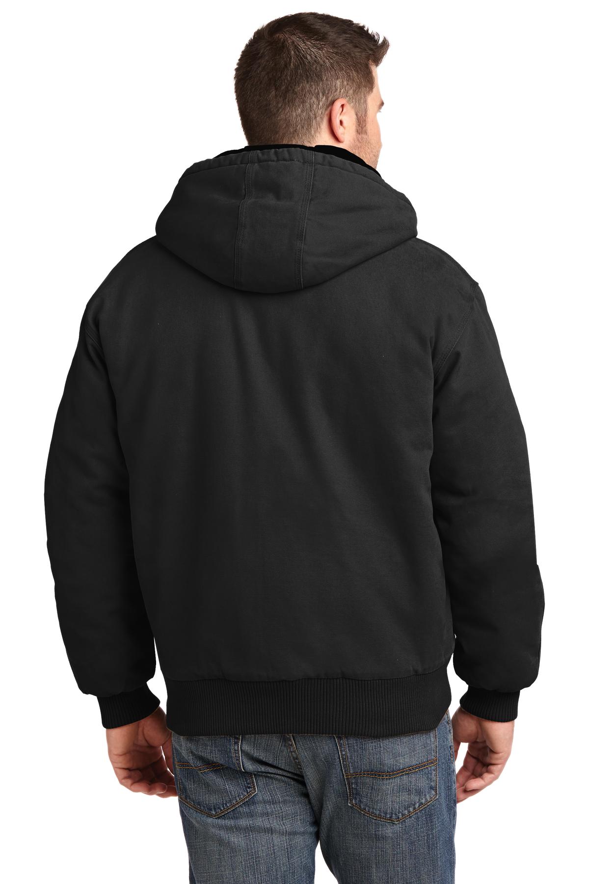 CornerStone® Washed Duck Cloth Insulated Hooded Work Jacket