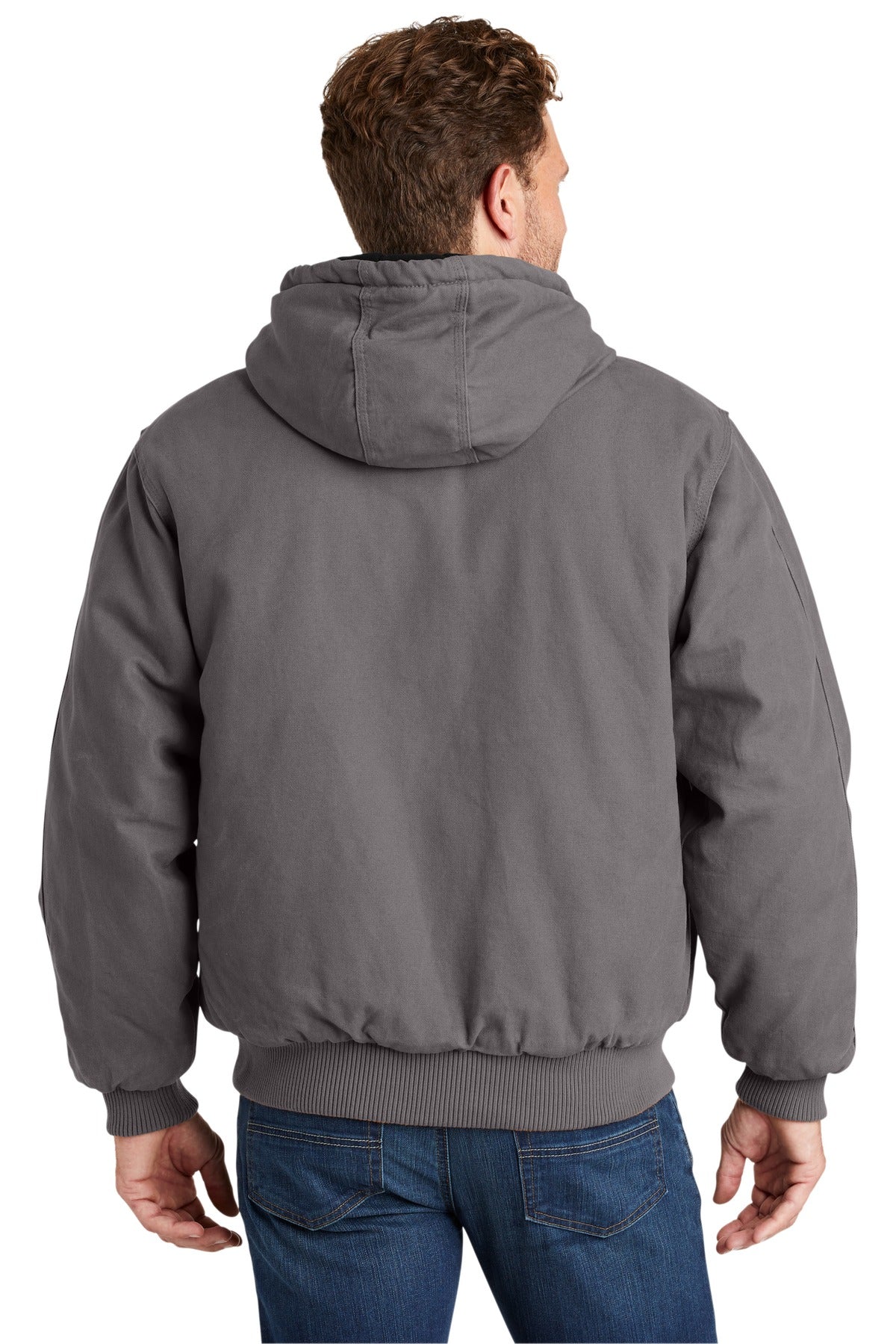 CornerStone® Washed Duck Cloth Insulated Hooded Work Jacket