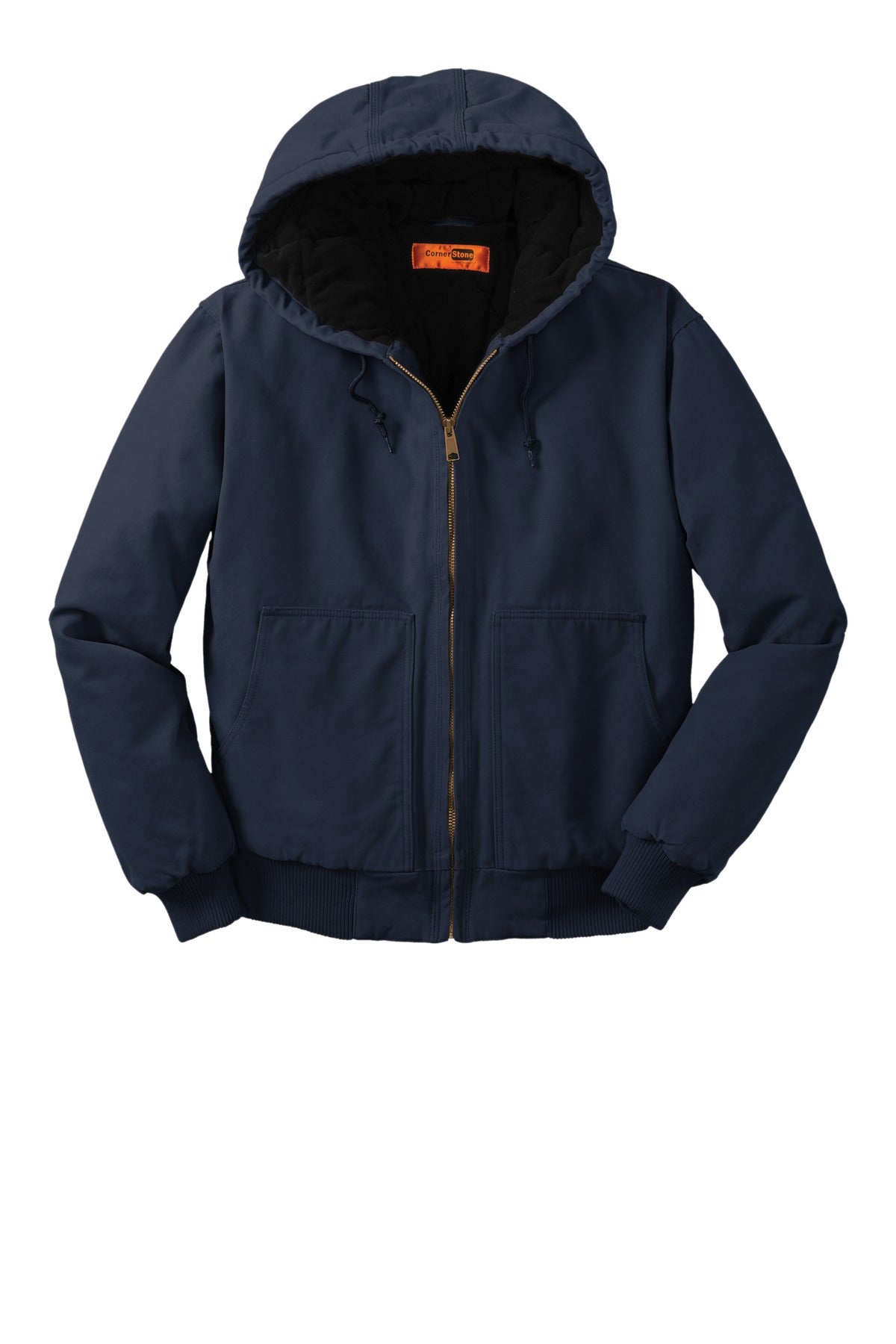 CornerStone® Washed Duck Cloth Insulated Hooded Work Jacket