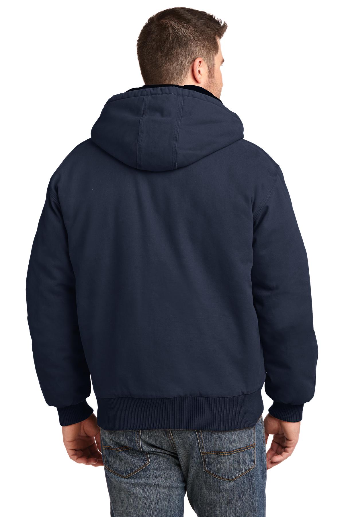 CornerStone® Washed Duck Cloth Insulated Hooded Work Jacket
