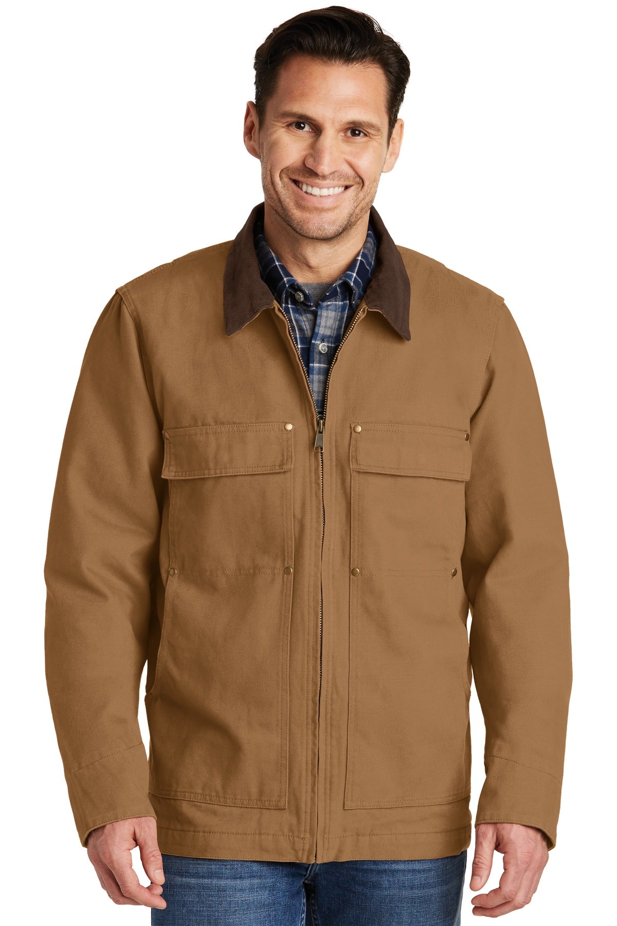 CornerStone® Washed Duck Cloth Chore Coat
