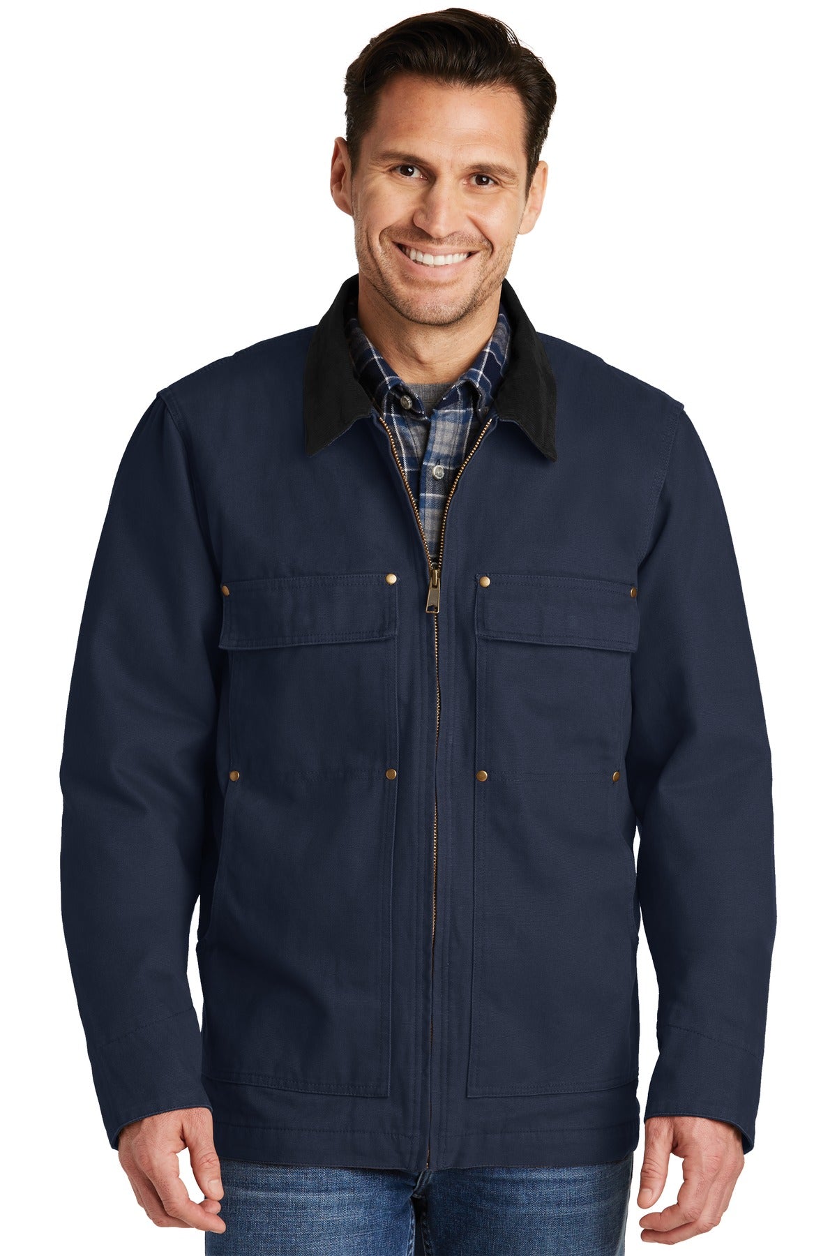 CornerStone® Washed Duck Cloth Chore Coat