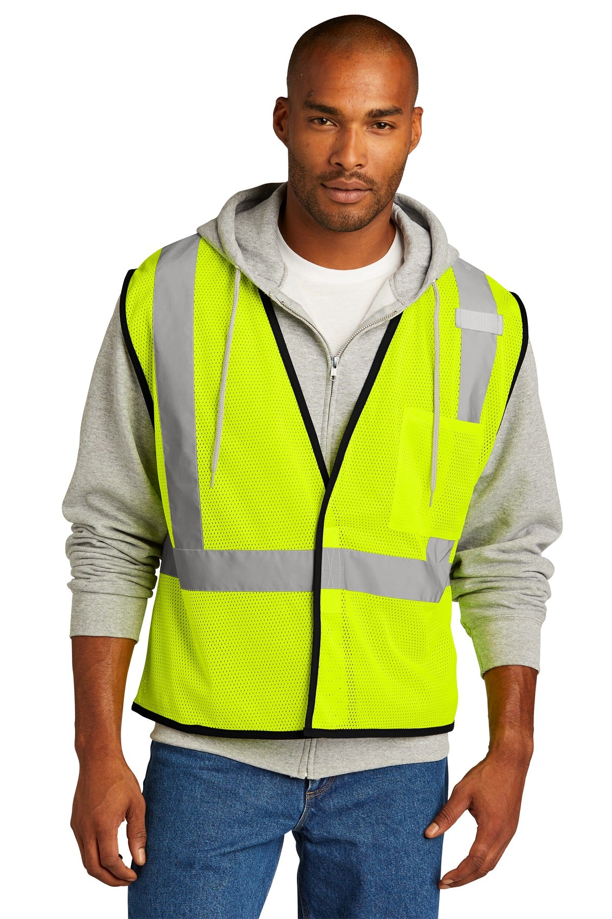 CornerStone® ANSI 107 Class 2 Economy Mesh One-Pocket Vest