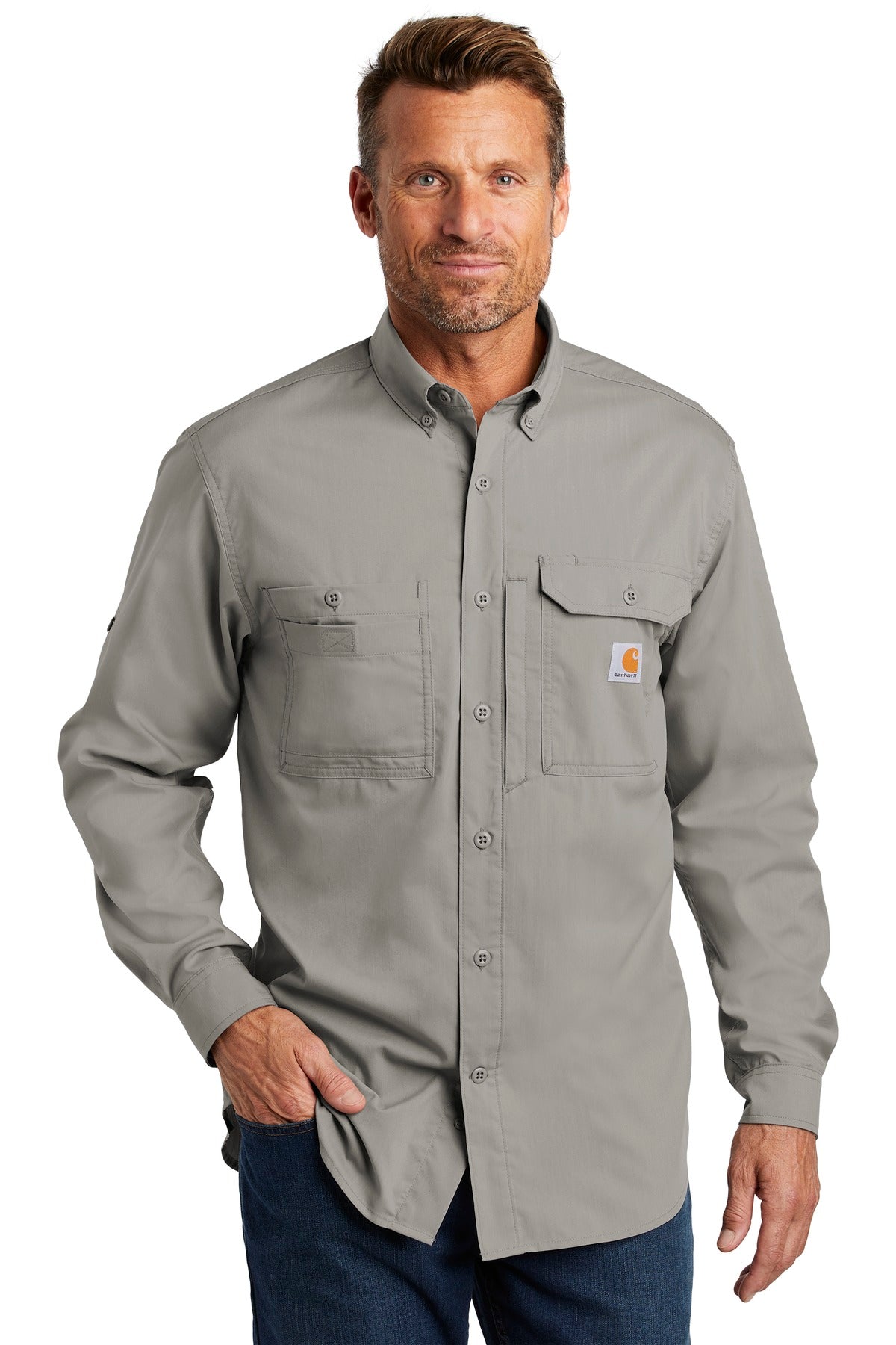 Carhartt Force® Ridgefield Solid Long Sleeve Shirt