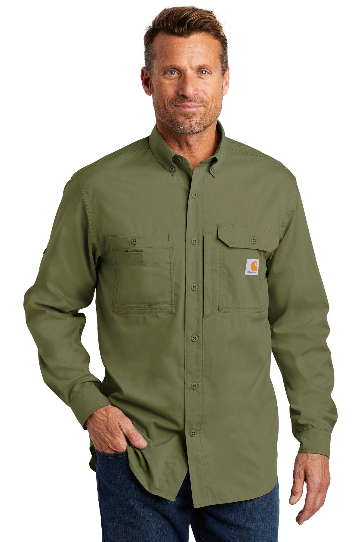 Carhartt Force® Ridgefield Solid Long Sleeve Shirt