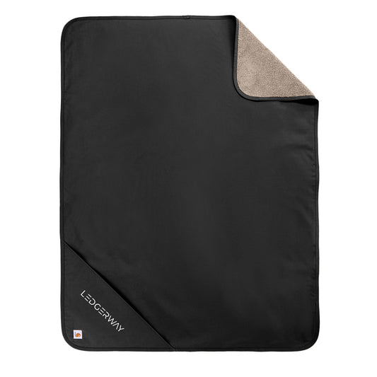 LEDGERWAY Carhartt® Firm Duck Sherpa-Lined Blanket