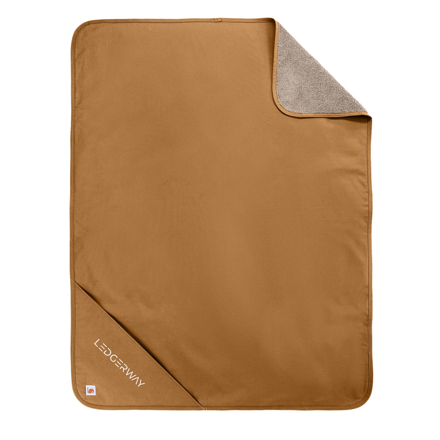 LEDGERWAY Carhartt® Firm Duck Sherpa-Lined Blanket