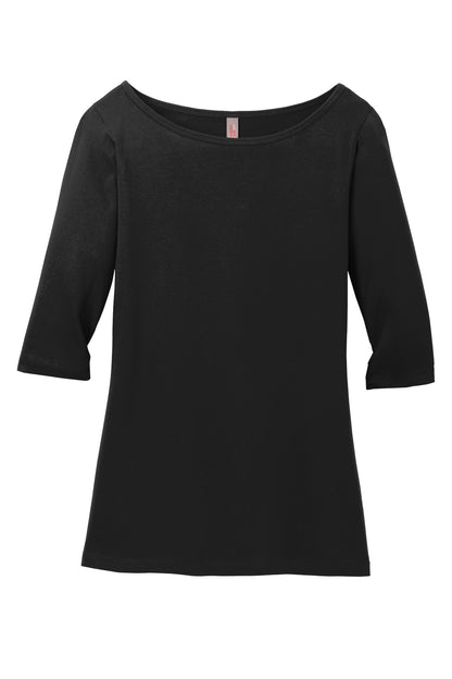 DISCONTINUED - District® Women's Perfect Weight® 3/4-Sleeve Tee
