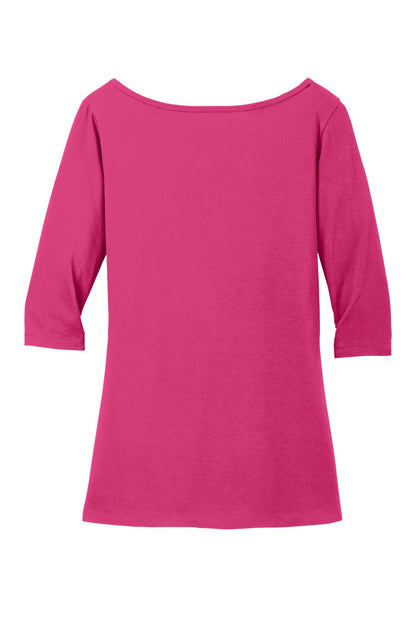 DISCONTINUED - District® Women's Perfect Weight® 3/4-Sleeve Tee