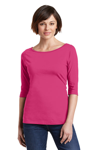 DISCONTINUED - District® Women's Perfect Weight® 3/4-Sleeve Tee