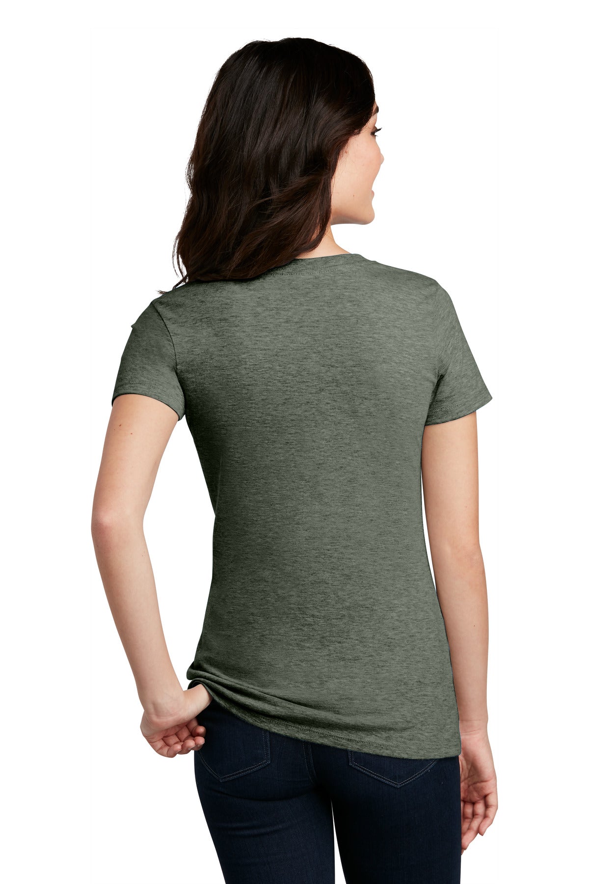 District® Women's Perfect Blend® CVC Tee (CORE COLORS)