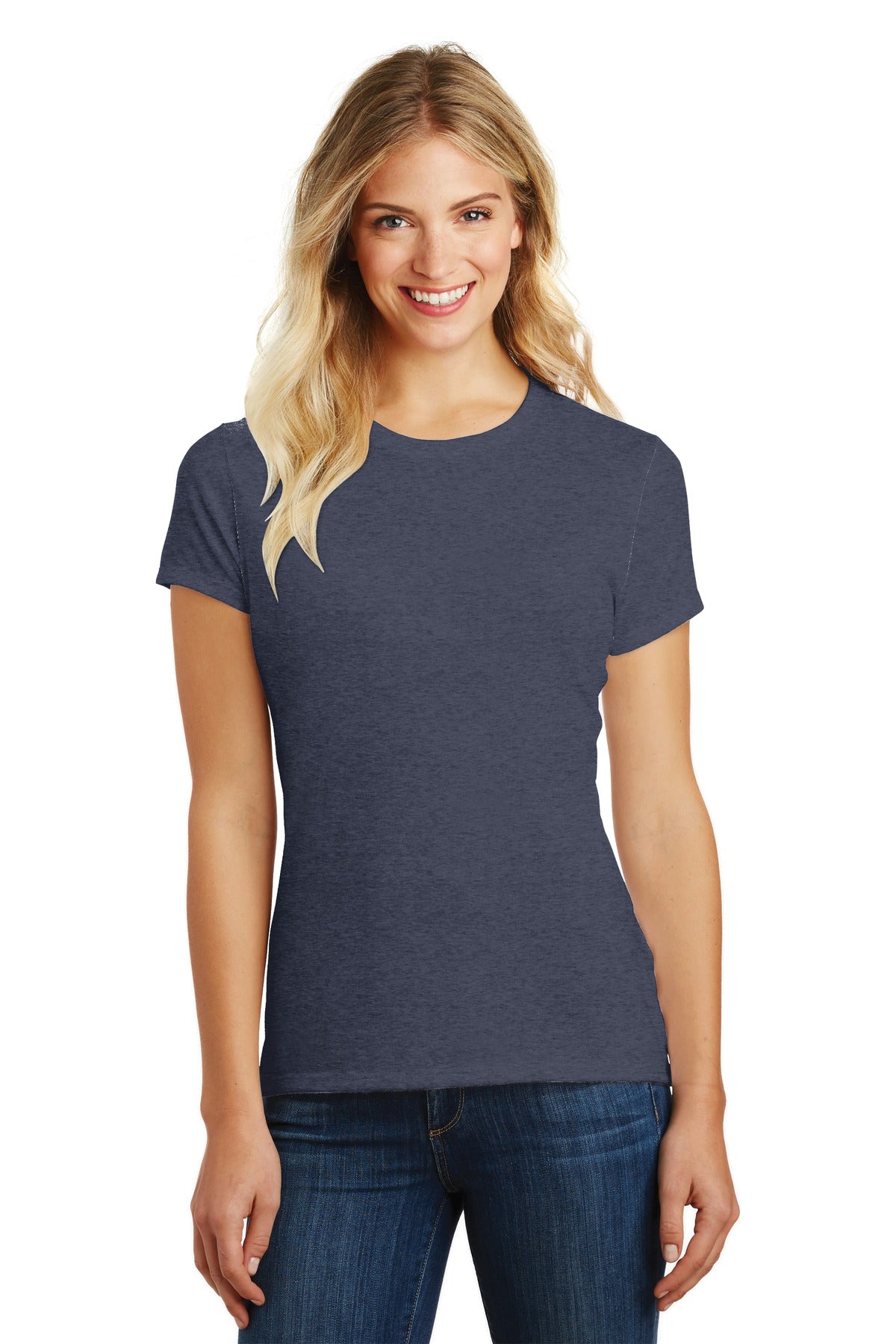 District® Women's Perfect Blend® CVC Tee (CORE COLORS)