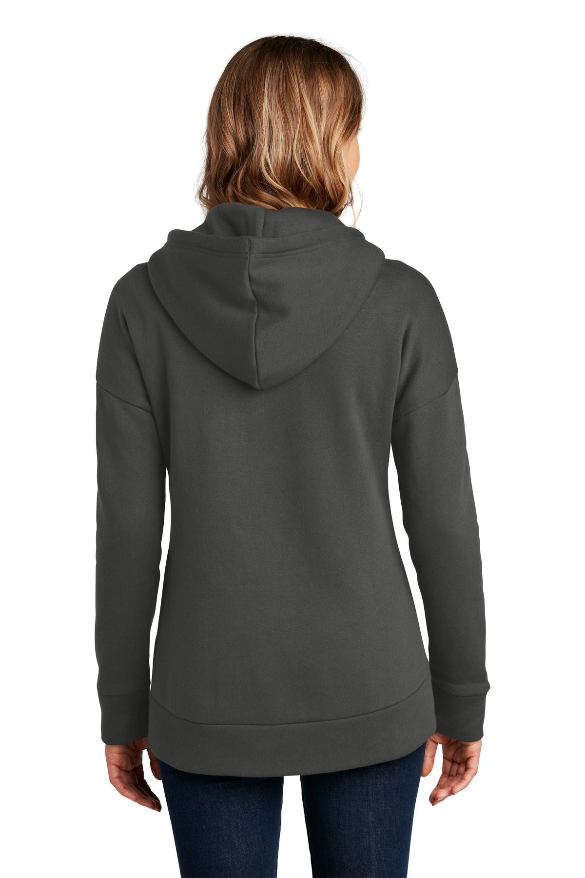 District® Women's Perfect Weight® Fleece Drop Shoulder Full-Zip Hoodie