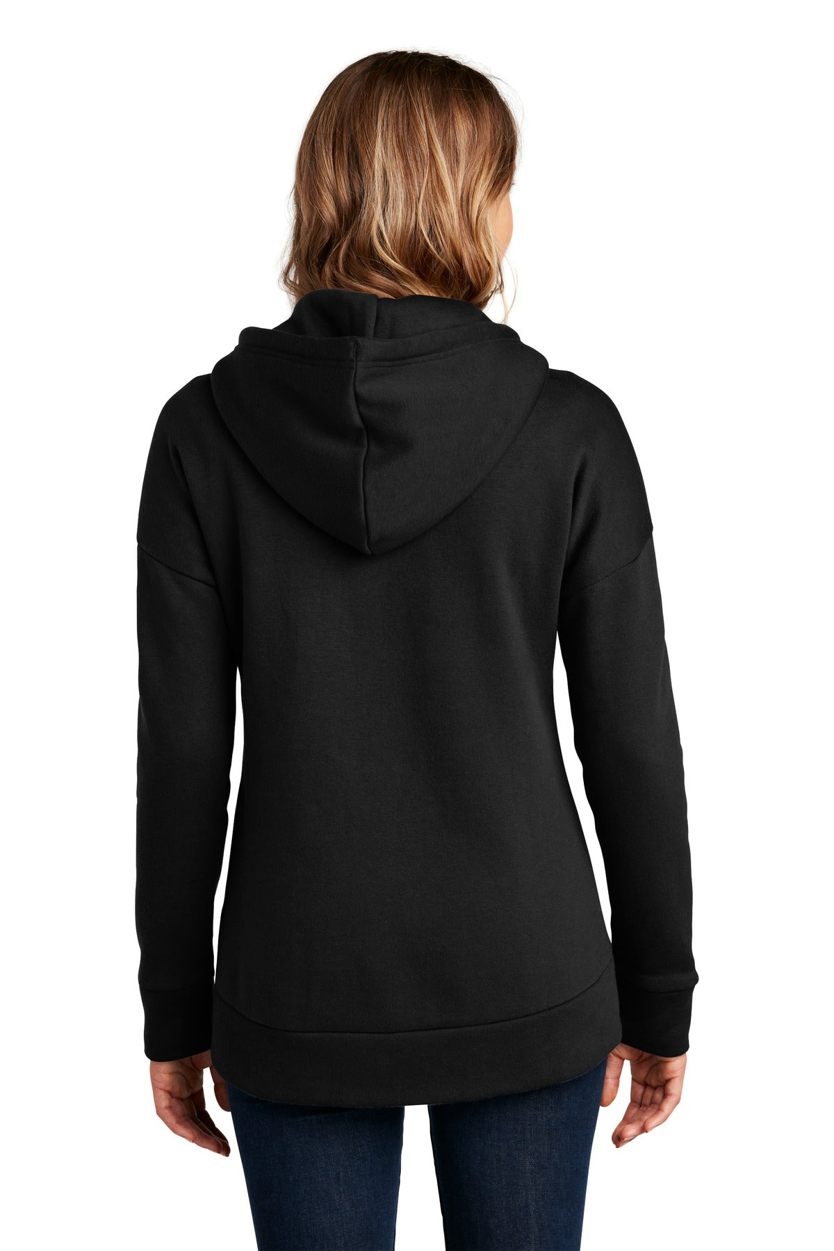 District® Women's Perfect Weight® Fleece Drop Shoulder Full-Zip Hoodie