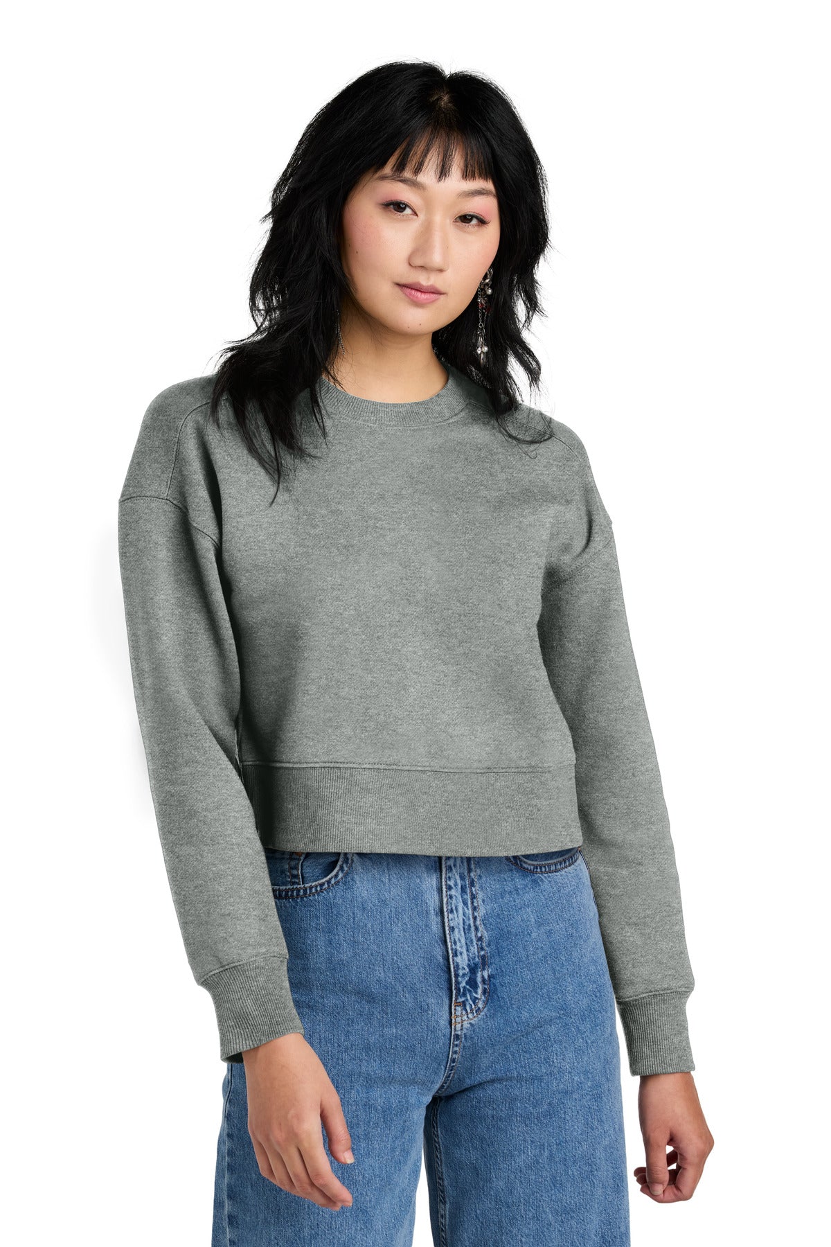 District® Women's Perfect Weight® Fleece Cropped Crew